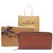  Coach кошелек COACH новый продукт новый товар мужской застежка-молния длинный кошелек машина f кожа раунд застежка-молния длинный кошелек 58102 QB/SD Brown [ Coach коробка бумажный пакет имеется подарок упаковка бесплатный ]