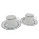  Hermes HERMES посуда бренд cup &amp; блюдце кофейная чашка чайная чашка керамика she-n Dunk ru белый серебряный пара 