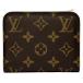  Louis * Vuitton LOUIS VUITTON кошелек монограмма женский бренд двойной бумажник porutomone* Anne санки to Brown белый 