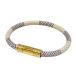  Louis * Vuitton LOUIS VUITTON браслет женский бренд Damier azur латунь re* keep ito слоновая кость голубой M6138E