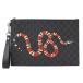  Gucci GUCCI сумка мужской бренд King Sune -k клатч ручная сумочка GGs шкив m черный 473904 змея чёрный модный 