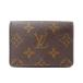 Louis Vuitton LOUIS VUITTON футляр для карточек женский мужской бренд монограмма Anne verop*karutodu vi jito Brown M63801