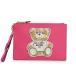 �i�V�i�E���g�p�i�j���X�L�[�m MOSCHINO �N�`���[�� �e�f�B�x�A �N�} �|�[�` �N���b�` �Z�J���h�o�b�O �|���E���^���G�R���U�[ �s���N �S�[���h���� 2A8444