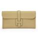 ( не использовался выставленный товар )HERMES Hermes jije Elan 29vo- Swift Trenchto ключ бежевый X печать клатч Second кожа 