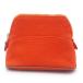 ( прекрасный товар )HERMES Hermes Bolide 16 Mini Mini хлопок 100% парусина Ora njuf- orange косметика cosme сумка серебряный металлические принадлежности 