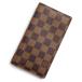 ( не использовался хранение товар )LOUIS VUITTON Louis Vuitton R20703 Agenda poshu Damier Brown обложка для записной книжки футляр для карточек футляр для визитных карточек с ящиком 