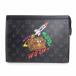 ( не использовался выставленный товар )LOUIS VUITTON Louis Vuitton M80914 небольшая сумочка Voyage MM монограмма Eclipse черный клатч Second серебряный металлические принадлежности 