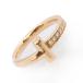 ( б/у )TIFFANY&amp;amp;Co. Tiffany T one K18RG 750 9P бриллиант 0.07ct rose Gold кольцо кольцо #6.5 номер 