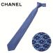 シャネル ネクタイ レギュラータイ 小紋 ロゴ シルク CHANEL 2382C 9999 4818R 00302