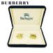 [ неделя конец время распродажа *30%OFF] Burberry запонки кафф links мужской s weve ru тип шланг Mark Gold б/у 