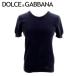  Dolce &amp; Gabbana вязаный раунд шея свитер женский #40 размер Dolce&Gabbana пуховка рукав черный б/у 