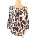  Diane phone fa stain bar g cut and sewn tops lady's #2 size hem do Lost Leopard leopard beige black used 