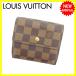  Louis Vuitton Louis Vuitton W крюк кошелек мужской возможно porutofoiyue Lee zN61652 Damier б/у E931