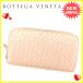  Bottega Veneta Bottega Veneta раунд застежка-молния кошелек длинный кошелек кошелек женский сетка б/у L1611