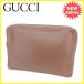  Gucci Gucci сумка портфель кожа Brown Gold женский мужской есть перевод б/у Bag