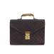  Louis * Vuitton LOUIS VUITTON портфель монограмма cell vi eto темно синий seie Brown бежевый женский б/у 