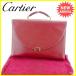  Cartier портфель сумка мужской бордо Gold б/у Y3924
