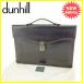  Dunhill портфель сумка мужской черный Brown б/у Y5496