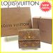  Louis Vuitton LOUIS VUITTON W крюк кошелек три складывать женский мужской возможно porutomonebiekarutokretiM61652 монограмма б/у Y6579
