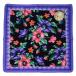  не использовался Feiler полотенце для рук носовой платок полотенце Mini полотенце цветочный принт цветок black purple ruFEILER [ б/у ]