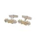  Tiffany signature запонки комбинированный K18 SV925 Gold серебряный кафф links TIFFANY мужской [ б/у ]
