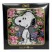  не использовался Feiler полотенце shu Neal носовой платок Snoopy серый цветочный принт FEILER Peanutspi-natsu[ б/у ]