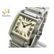 カルティエ Cartier 腕時計 タンクフランセーズSM W51008Q3 レディース SS 白 新着 20191121