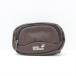  Jack Wolfskin belt bag beautiful goods UPGRADE S dark brown × black nylon new arrivals 20240514