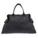  beautiful goods Alexander McQueen masterpiece DE MANTA LARGE man ta leather tote bag Boston bag black 