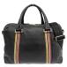 super-beauty goods Paul Smith 2021 year SHOPPING MEDIA multi stripe leather 2way shoulder Brief Boston bag large PC man woman business 