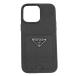  очень красивый товар Prada PRADA IZH165 iPhone16 pro Max смартфон кейс треугольник Logo safia-no чёрный черный 