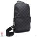  Louis Vuitton сумка "body" мужской ave новый sling сумка Damier gla Fit N41719 LOUIS VUITTON превосходный товар 