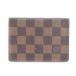  прекрасный товар Louis Vuitton Damier porutodukarutoveru TIKKA ruN60533 кожа чехол для пропуска футляр для визитных карточек футляр для карточек мужской EEM DK25-1