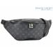  прекрасный товар Louis Vuitton монограмма Eclipse Discovery bam сумка сумка "body" сумка-пояс поясная сумка sling сумка черный M44336