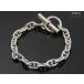 новый товар отделка Hermes HERMES Vintage she-n Dunk ruPM браслет 18 koma 18LINK серебряный серебряный 925 AG925 H101993B