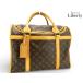 редкость прекрасный товар Louis Vuitton LOUIS VUITTON монограмма sa расческа .n40 собака Carry для домашних животных дорожная сумка темно-коричневый PVC кожа M42024