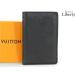  вне очень красивый товар Louis Vuitton LOUIS VUITTON монограмма Shadow бур nai The -duposhu футляр для карточек чехол для пропуска футляр для визитных карточек чёрная кожа M62899