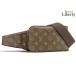  очень красивый товар Louis Vuitton LOUIS VUITTON монограмма Geronimo s сумка "body" сумка-пояс поясная сумка специальный заказ новая модель темно-коричневый PVC M50211
