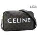  как новый Celine CELINE Trio mf Logo medium сумка "почтальонка" сумка на плечо плечо сумка небольшая сумочка чёрная кожа 194502CIM.38OG