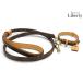  почти новый товар Louis Vuitton LOUIS VUITTON монограмма kolie Baxter PMres Baxter MMdo Gree shu собака цвет для маленьких собак ошейник Lead комплект кожа 