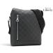  как новый Louis Vuitton LOUIS VUITTON Damier Efini Discovery mesenja-BB наклонный .. сумка на плечо сумка "почтальонка" оникс 