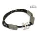 Louis Vuitton LOUIS VUITTON браслет LV satellite 2 полосный код рука колесо черный нейлон парусина MP2231