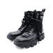  Prada PRADA combat ботинки мужской черный нейлон треугольник Logo чёрный UK6 примерно 25.0cm R801457