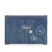 Chanel футляр для карточек женский черепаха задний чехол для пропуска Denim голубой CHANEL б/у 
