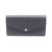  Louis * Vuitton porutofoiyu Sara бренд off LOUIS VUITTON складывающийся пополам длинный кошелек epi б/у женский 