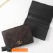 { Point 6 times } Coach COACH lady's men's card-case signature card-case Brown black 91681 IMAA8