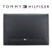  Tommy Hilfiger футляр для карточек TOMMY HILFIGER Wells кожа натуральная кожа футляр для визитных карточек чехол для пропуска складывающийся пополам черный 31TL20X014 001 BLACK