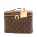  Louis * Vuitton монограмма колено sBB vanity ручная сумочка M42265 бренд деталь 