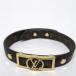  б/у Louis Vuitton мелкие вещи латунь redo-fi-n монограмма M6558 A разряд браслет черный Louis Vuitton женский ....[ бесплатная доставка ][ запад бог магазин ]