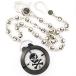  Justin Davis карманные часы sterling серебряный crystal черный Skull ограничение наручные часы популярный бренд аксессуары б/у 
